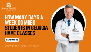 How many days a week do MBBS students in Georgia have classes