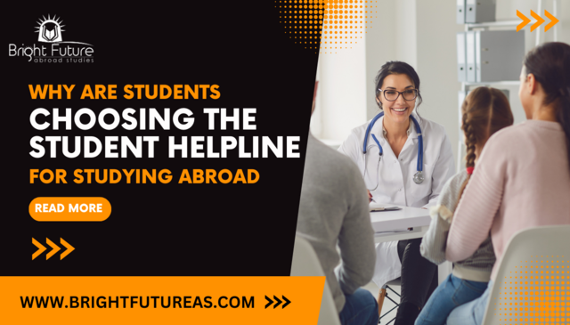Why are students choosing the student helpline for studying abroad