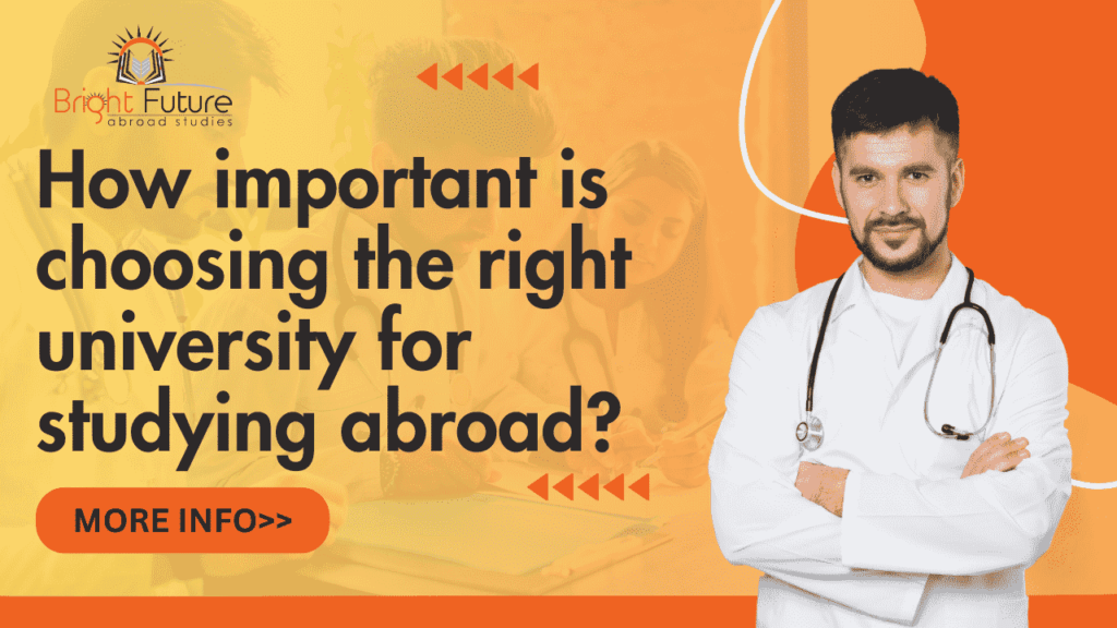 right university for studying abroad