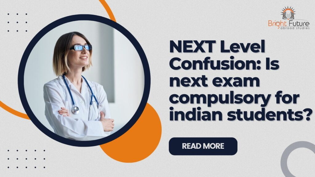 Is next exam compulsory for Indian students