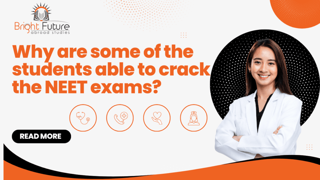 Why are some of the students able to crack the NEET exams?